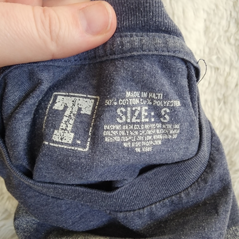 Penn state heathered blue university do it lions blue tshirt boys size small - Picture 2 of 3